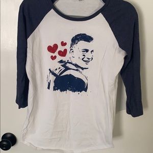 Mrs. Gronk baseball tee
